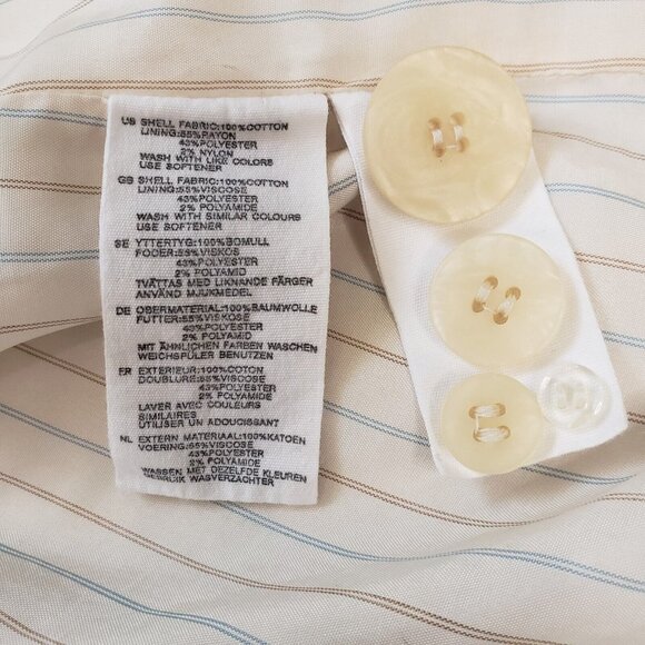 H&M Trench Coat Women's 10 Beige Khaki Cotton Twill Preppy Light Academia EUC - Picture 3 of 16